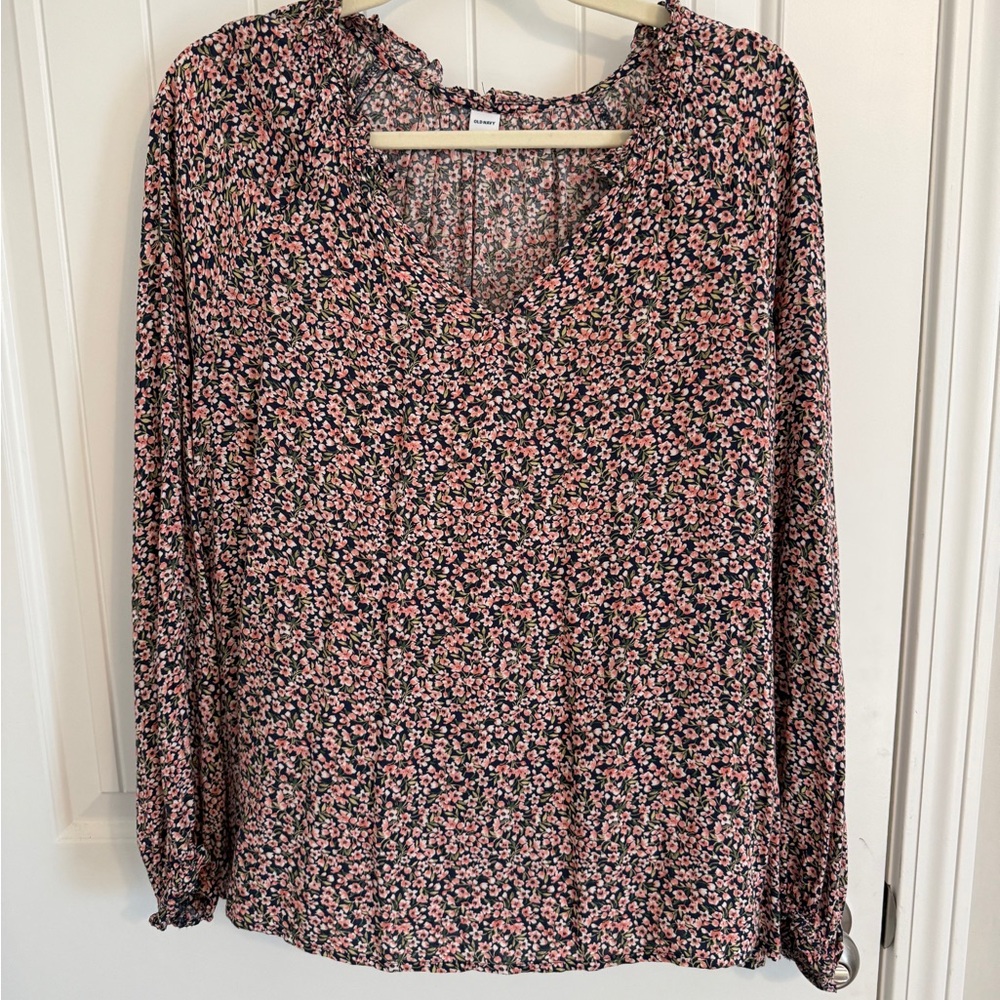 Old Navy Floral Print Blouse